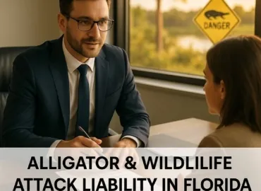 Alligator and Wildlife Attack Injuries: When Florida Property Owners and Tour Operators Can Be Responsible
