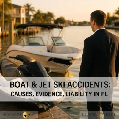 Boat and Jet Ski Accidents on Florida Waters: Common Causes, Key Evidence, and Liability Basics