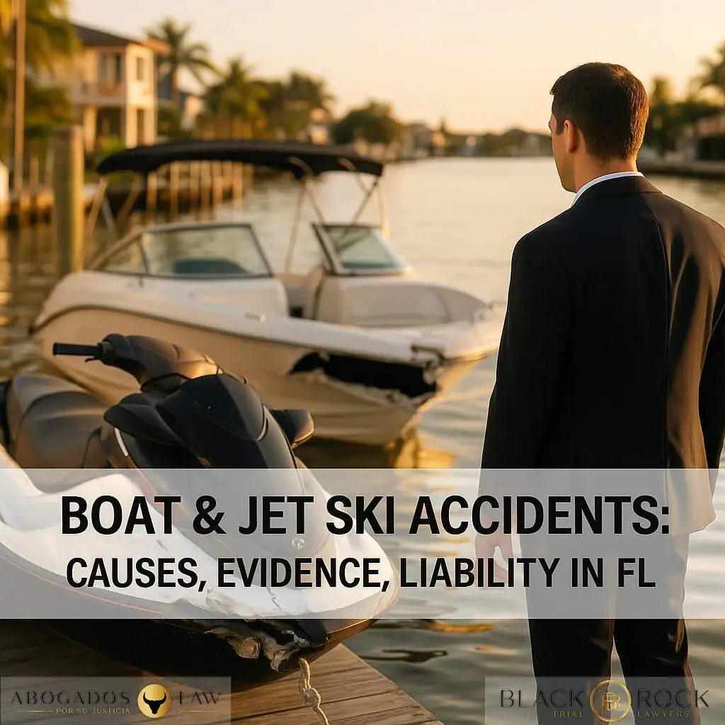 Boat and Jet Ski Accidents on Florida Waters: Common Causes, Key Evidence, and Liability Basics