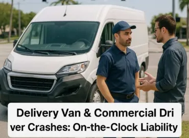 Delivery Van & Commercial Driver Crashes: What to Do When the At‑Fault Driver Was “On the Clock”