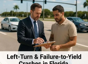 Left-Turn & Failure-to-Yield Crashes: Proving Fault at Florida Intersections