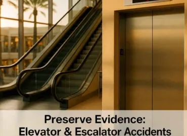 Elevator and Escalator Accidents: Fast Steps to Preserve Evidence at Florida Malls and Airports