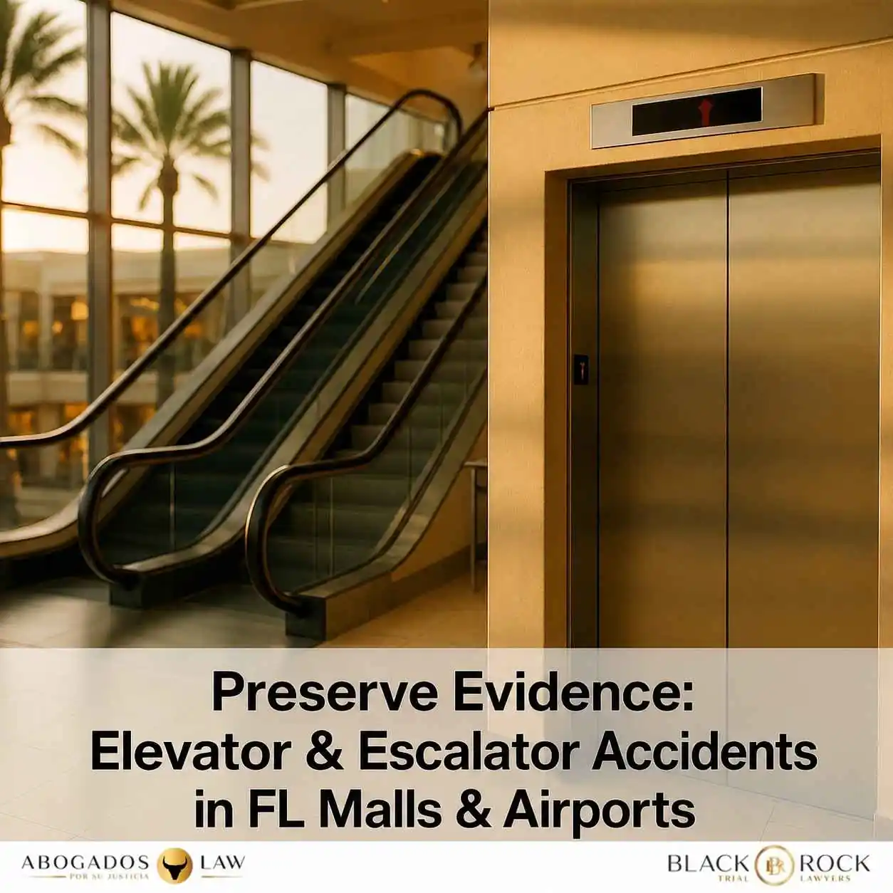 Elevator and Escalator Accidents: Fast Steps to Preserve Evidence at Florida Malls and Airports