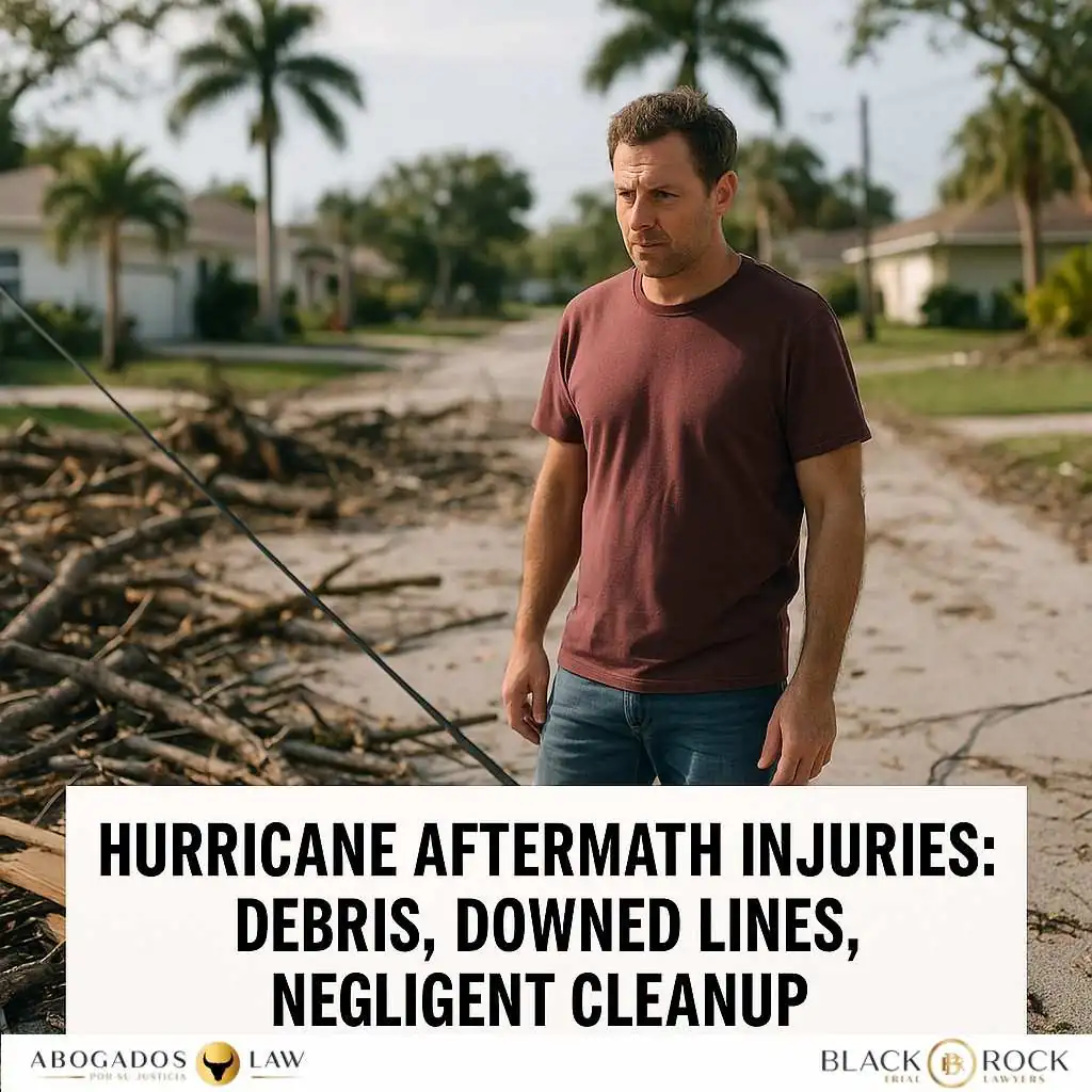 Hurricane Aftermath Injuries: Debris, Downed Lines, and Negligent Cleanup Liability in Florida