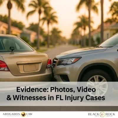Evidence Basics: Photos, Video, Dash Cams, and Witnesses in Florida Injury Cases