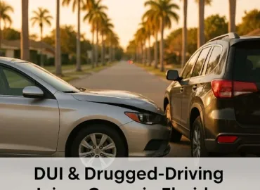 DUI and Drugged-Driving Wrecks in Florida: What Makes These Injury Cases Different