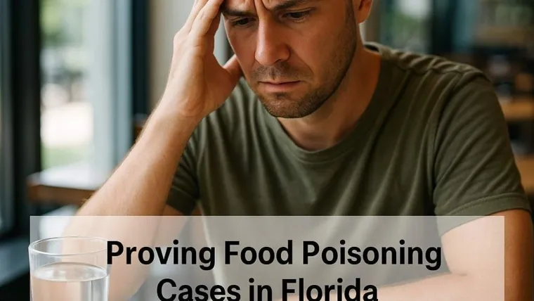 Food Poisoning in Florida Restaurants and Resorts: How to Prove Your Case Without a “Positive Test”