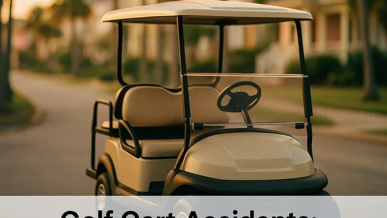 Golf Cart Accidents in Florida Neighborhoods: Why “Low Speed” Doesn’t Mean “Low Injury”