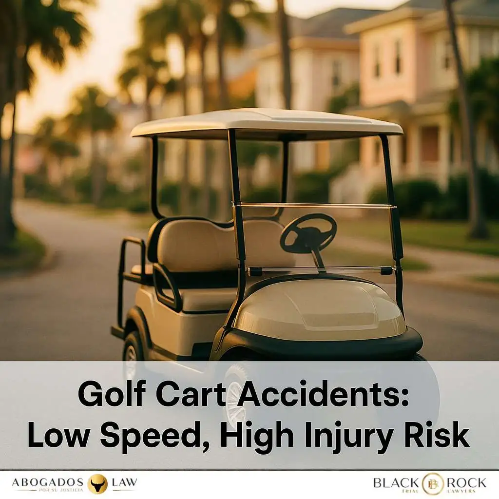 Golf Cart Accidents in Florida Neighborhoods: Why “Low Speed” Doesn’t Mean “Low Injury”