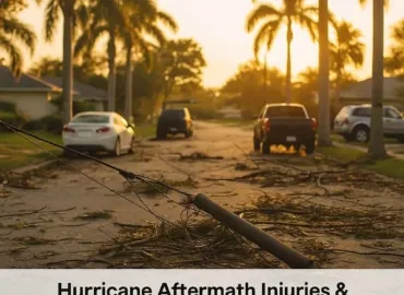 Hurricane Aftermath Injuries: Debris, Downed Lines, and Negligent Cleanup Liability in Florida