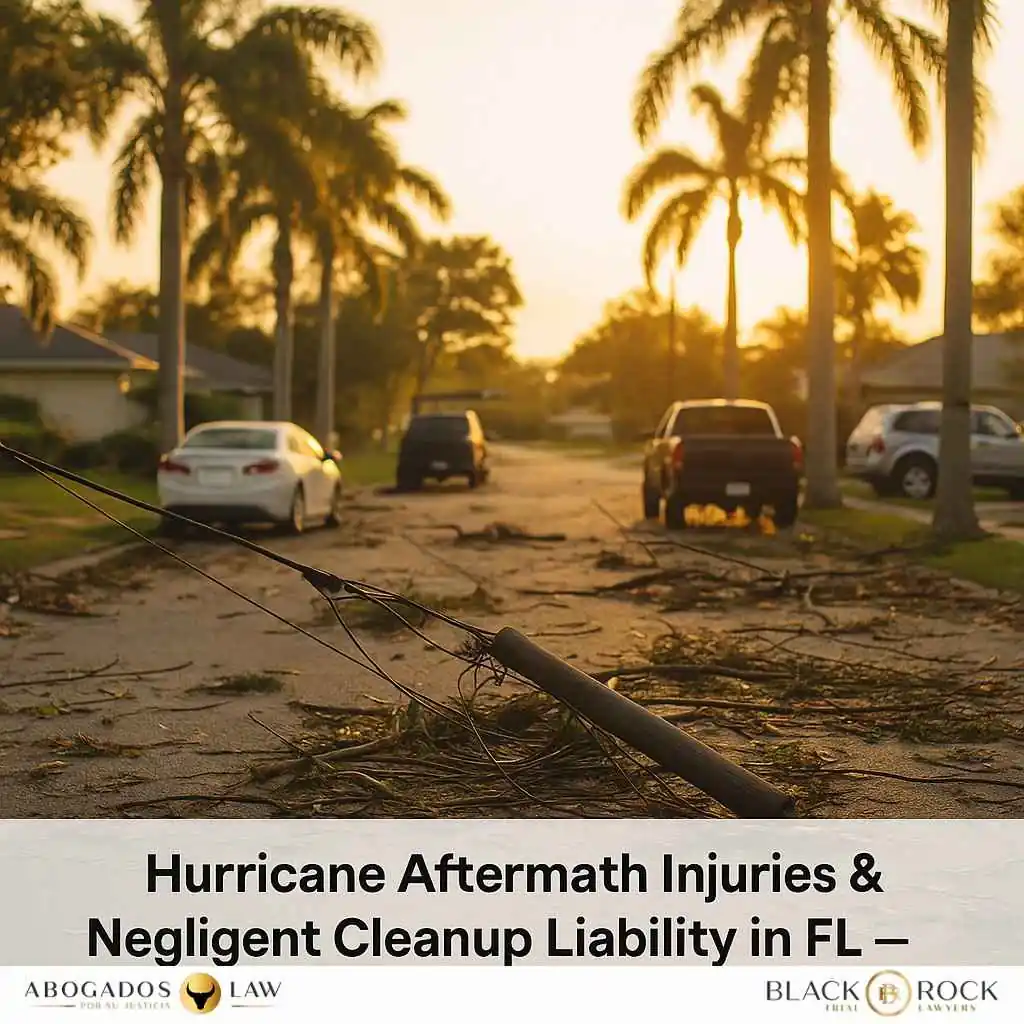 Hurricane Aftermath Injuries: Debris, Downed Lines, and Negligent Cleanup Liability in Florida