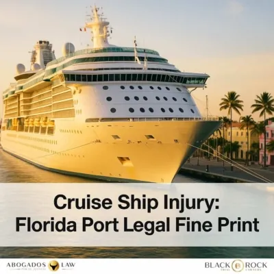 Cruise Ship Injuries Leaving Florida Ports: The Fine Print That Can Change Your Case