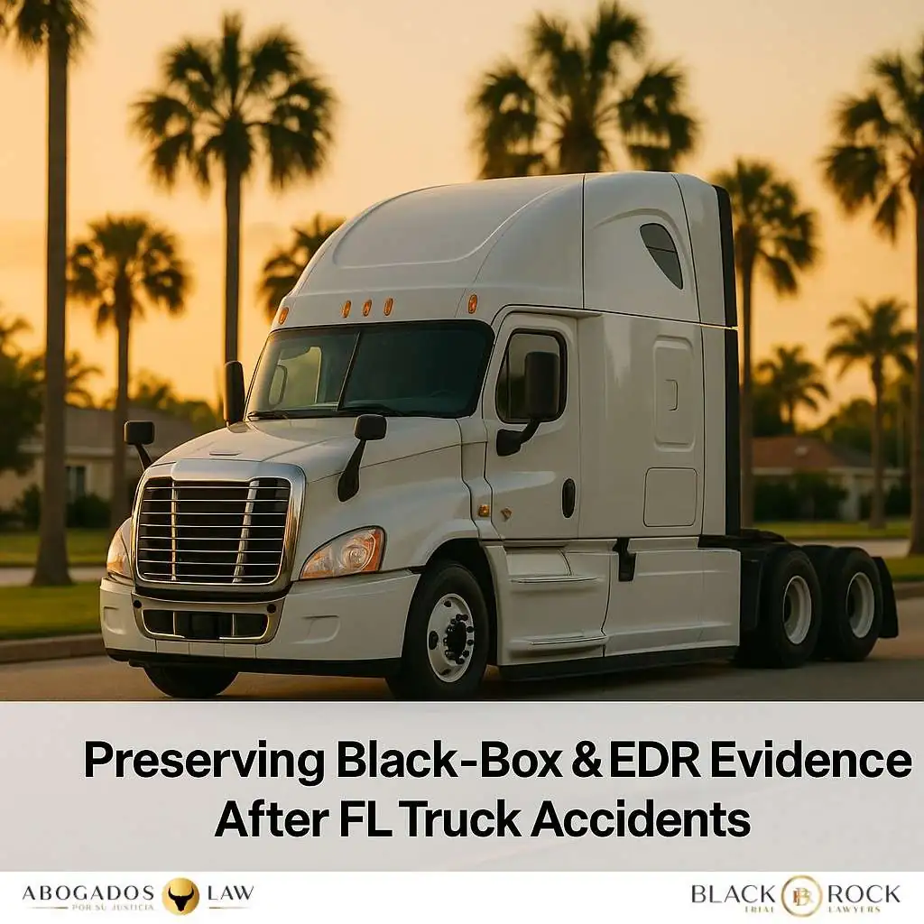 Truck Accidents: Preserving Black-Box and EDR Evidence in Florida