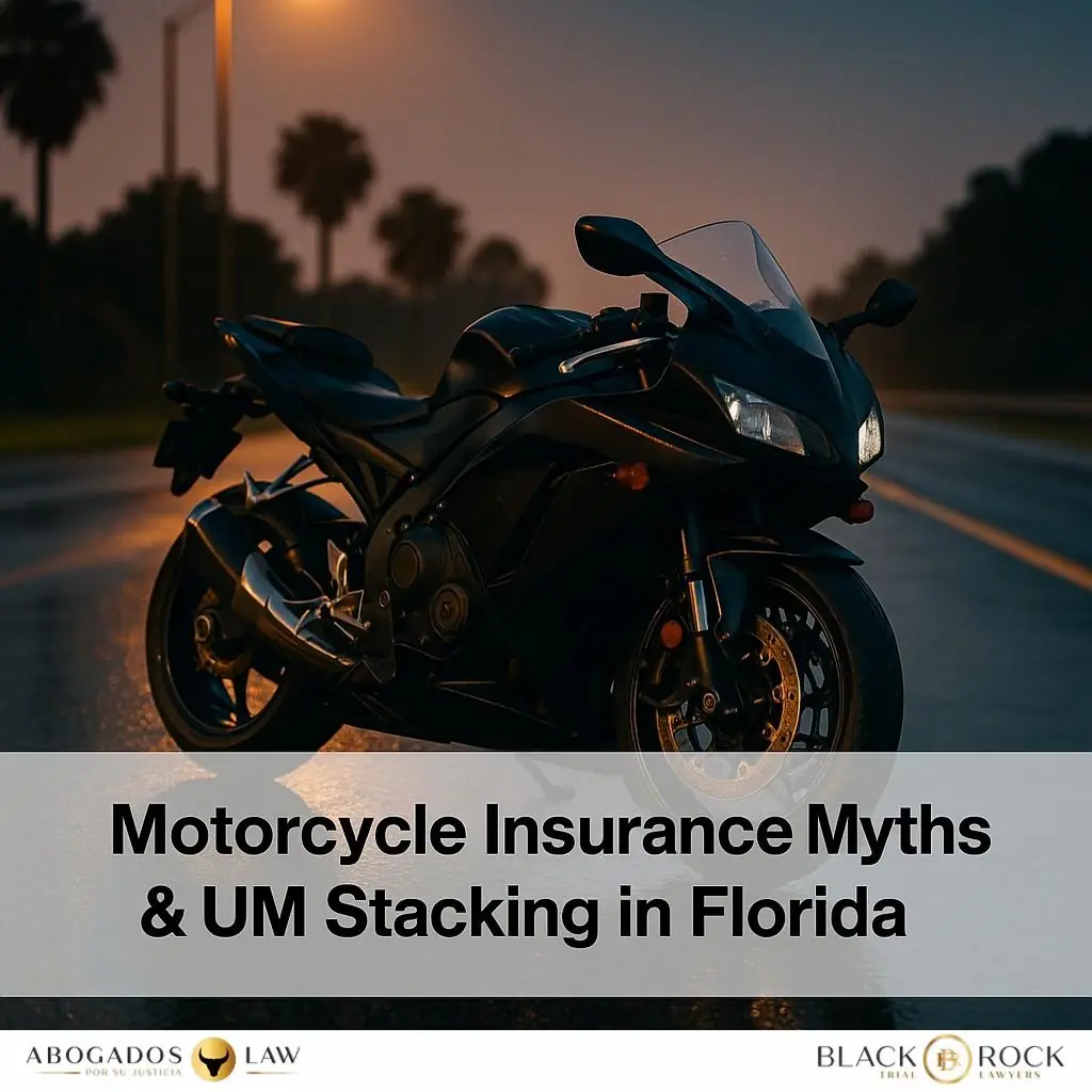 Motorcycle Crashes in Florida: PIP Myths, Medical Coverage, and UM Stacking