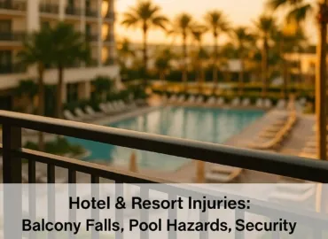 Hotel & Resort Injuries in Florida: Balcony Falls, Pool Hazards, and Security Red Flags