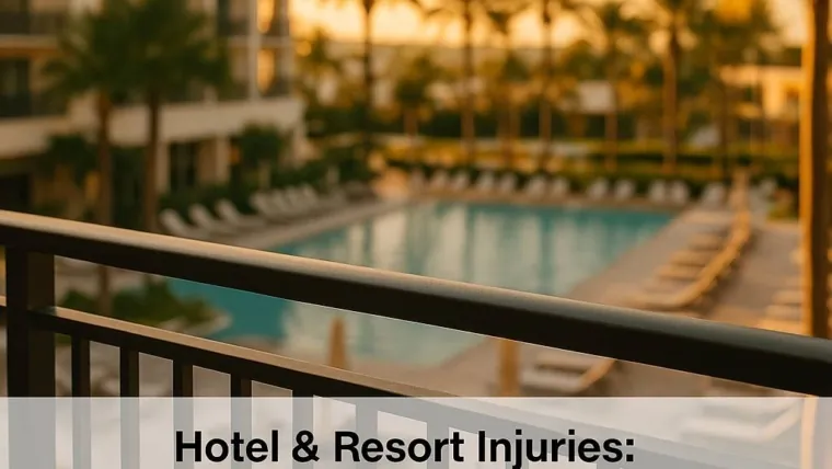 Hotel & Resort Injuries in Florida: Balcony Falls, Pool Hazards, and Security Red Flags