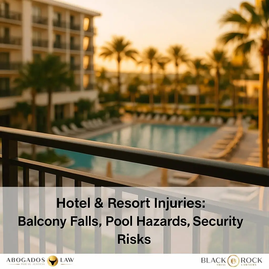 Hotel & Resort Injuries in Florida: Balcony Falls, Pool Hazards, and Security Red Flags