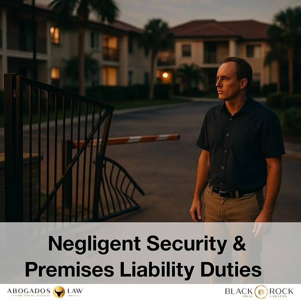 Negligent Security and Premises Liability Duties in Florida