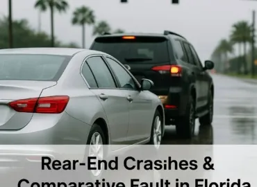 Rear-End Crashes and Comparative Fault in Florida: What You Need to Know