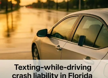 Texting-While-Driving and Crash Liability in Florida (Fla. Stat. § 316.305)