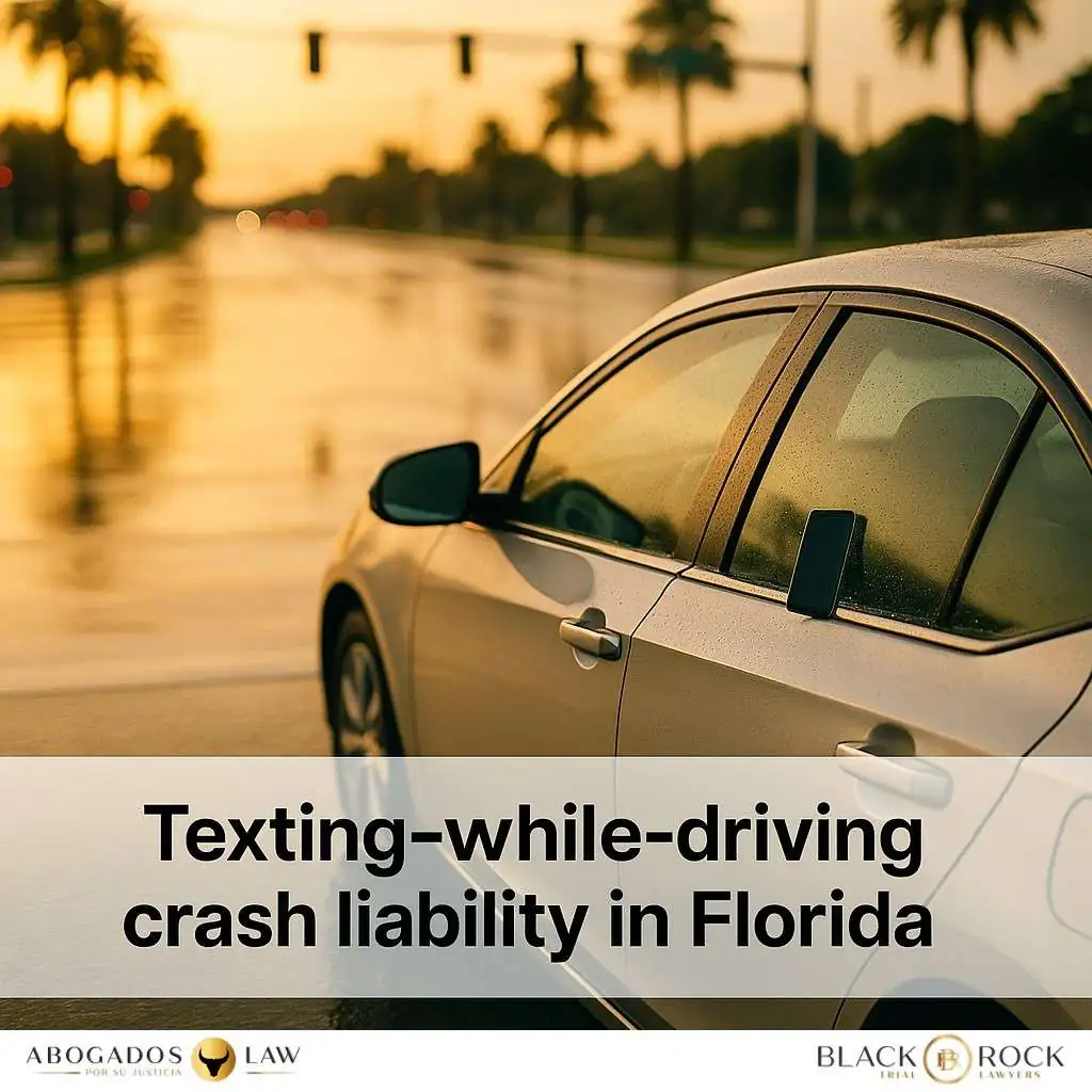 Texting-While-Driving and Crash Liability in Florida (Fla. Stat. § 316.305)