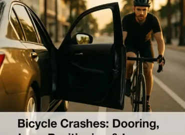 Bicycle Crashes in Florida: Dooring, Lane Positioning, and Your Insurance Options