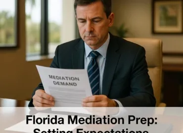 Mediation Preparation: Setting Expectations in Florida Injury Cases