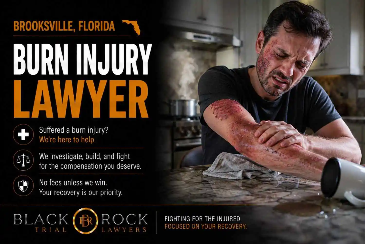 Brooksville Burn Injury Lawyer