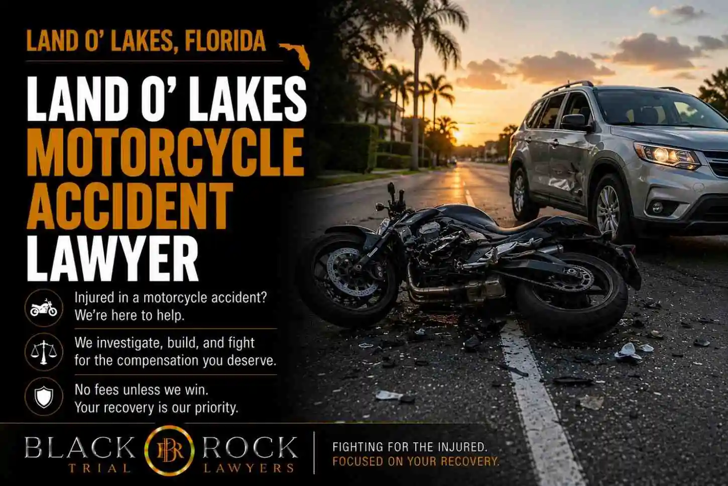Land O’ Lakes Motorcycle Accident Lawyer