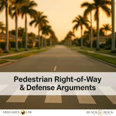 Pedestrian Right-of-Way and Common Defense Arguments in Florida Injury Cases